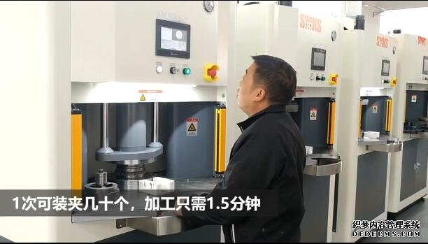 磨粒流為小零件去毛刺，1.5分鐘加工幾十個